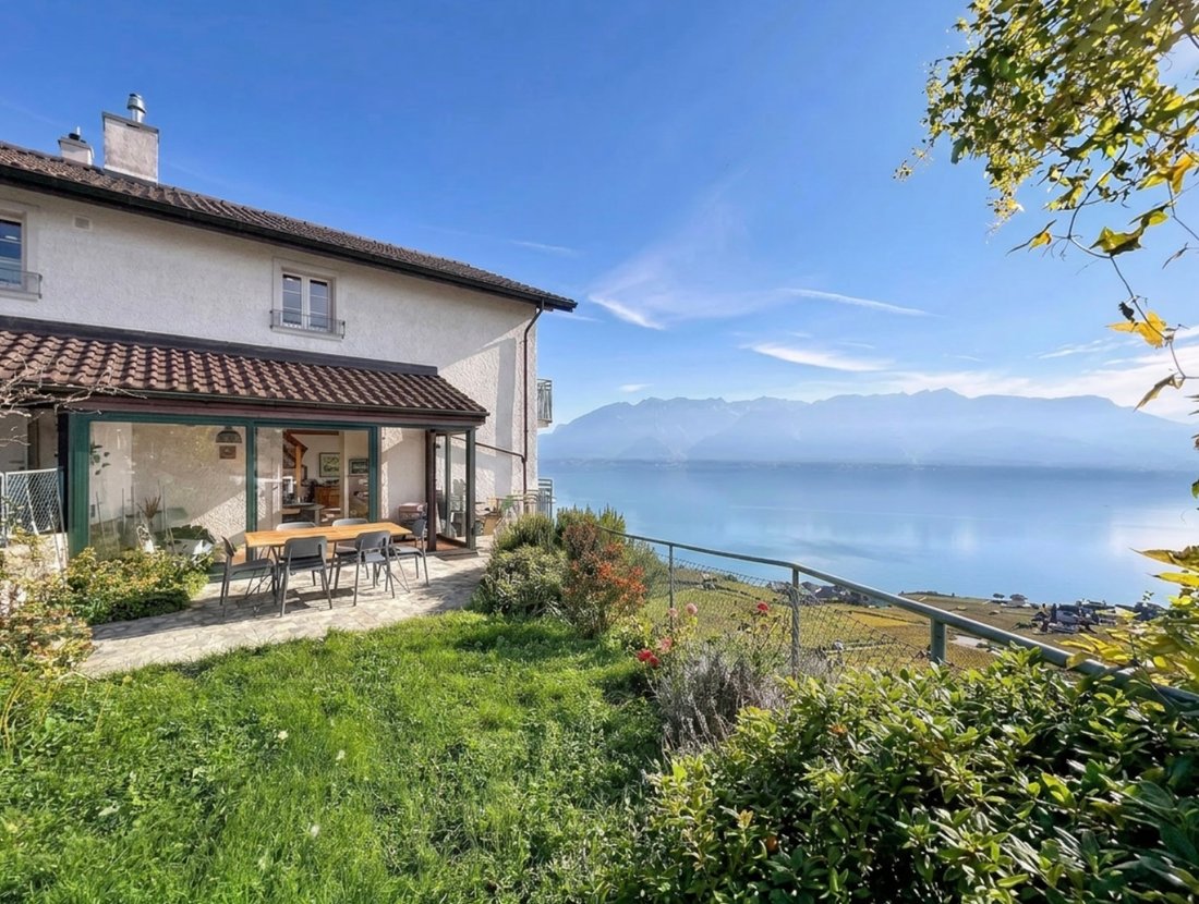 Village House With Panoramic Lake Views