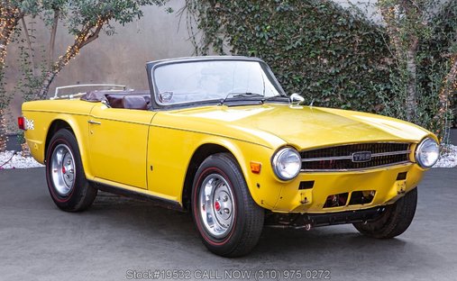 Triumph TR6 in Los angeles, ca 1