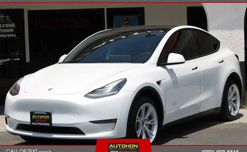 2021 Tesla Model Y Long Range Sport Utility 4D in Fontana, CA, United States 1