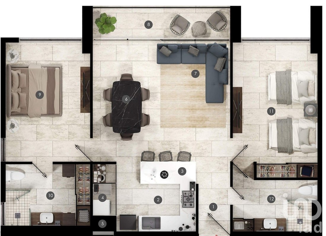 Apartment in Zapopan, Jalisco, Mexico 2 - 18083012