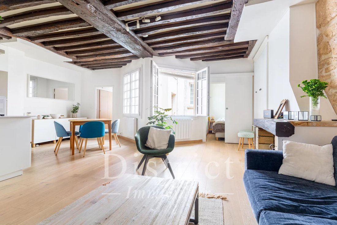 Appartement à Île Saint Louis, Paris 4e Arrondissement, Paris 3 - 18085232