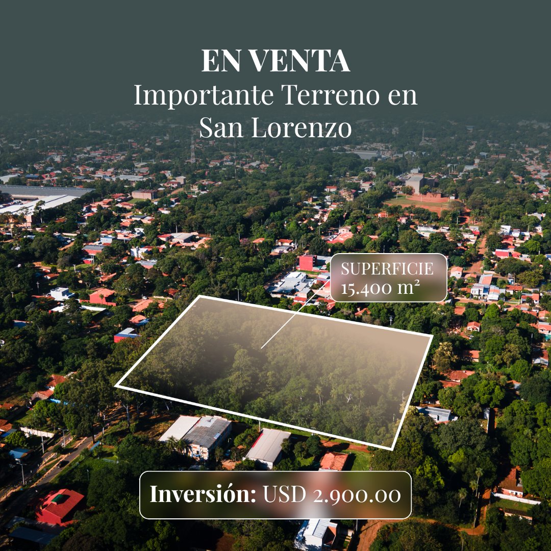 Land in San Lorenzo, Central Department, Paraguay 1 - 18085801