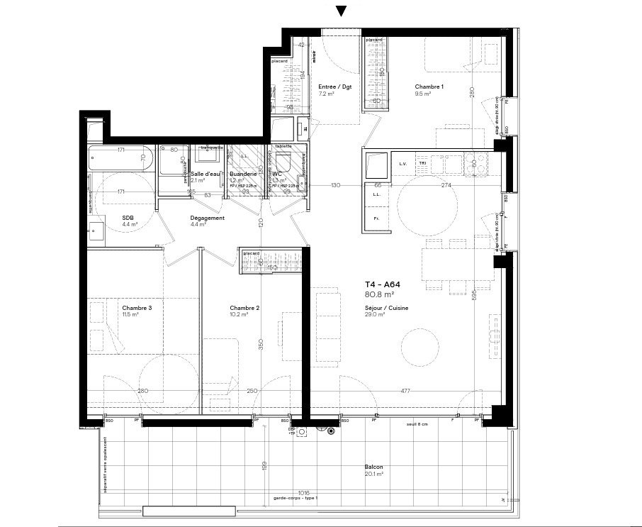 Apartment in Gerland, Lyon 7e Arrondissement, Lyon 5 - 18087550