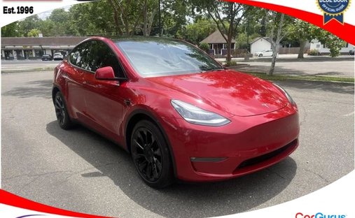 2021 Tesla Model Y Long Range Sport Utility 4D in Roseville, CA, United States 1