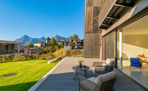 Haus in Maienfeld, Graubünden, Schweiz 1