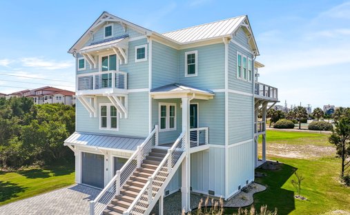 Maison à North Topsail Beach, Caroline du Nord, États-Unis 1