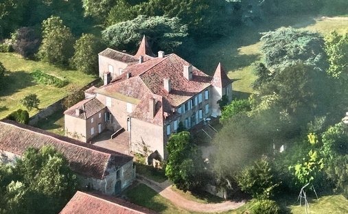 Castle in Marciac, Occitania, France 1