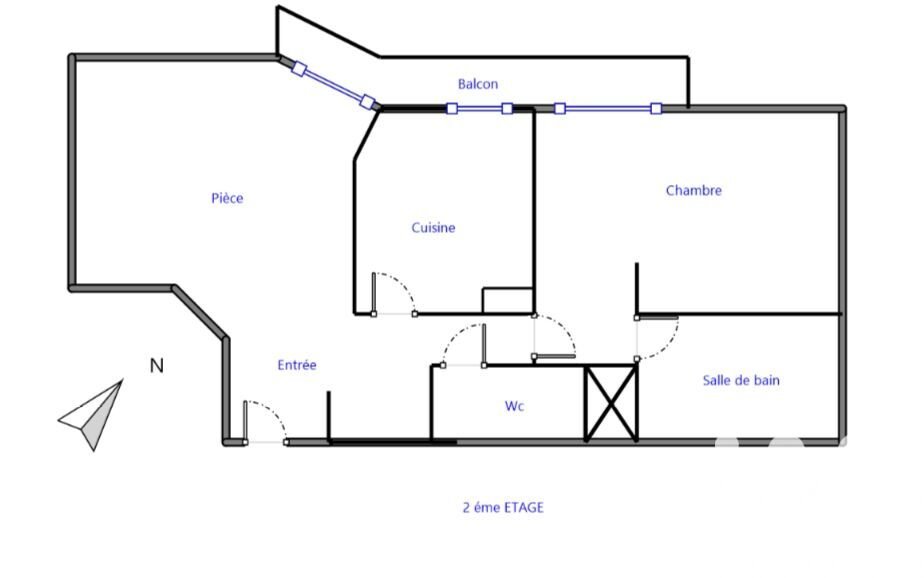 Apartment in Auteuil Sud, Paris 16e Arrondissement, Paris 3 - 18100176