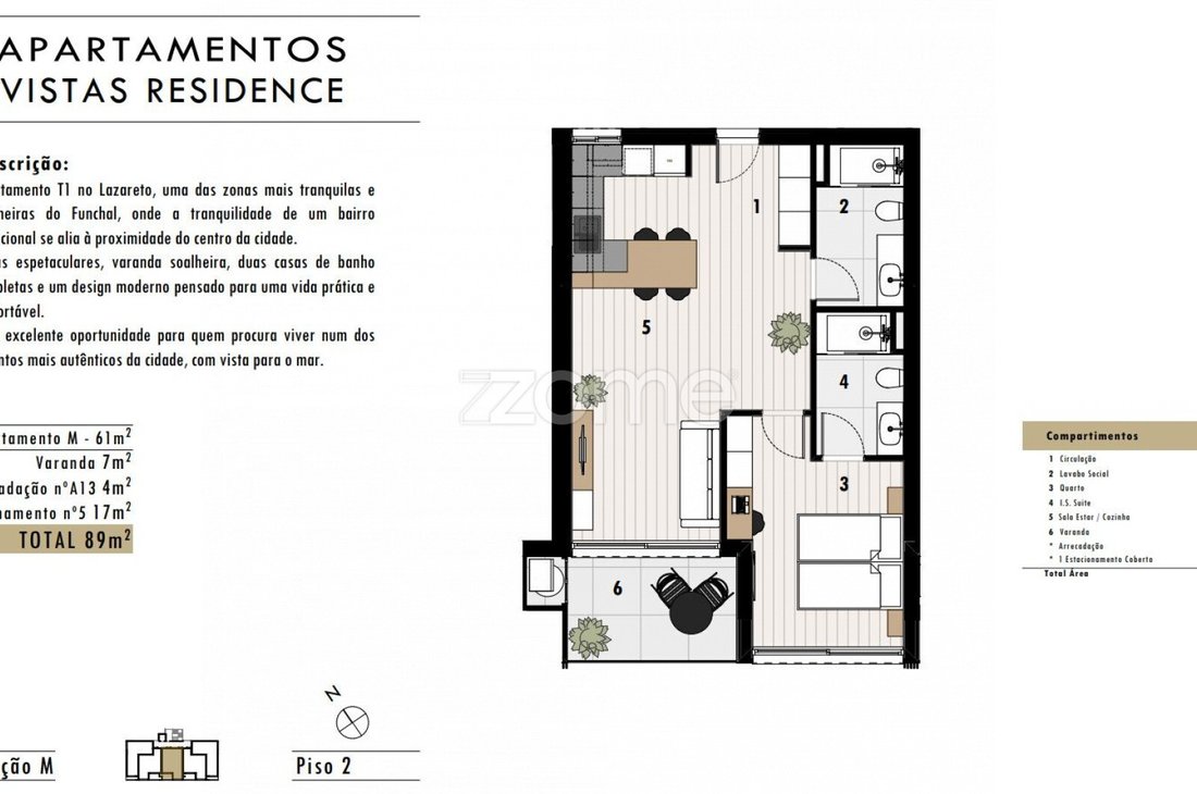 Apartment in Santa Maria Maior, Madeira, Portugal 3 - 18097089