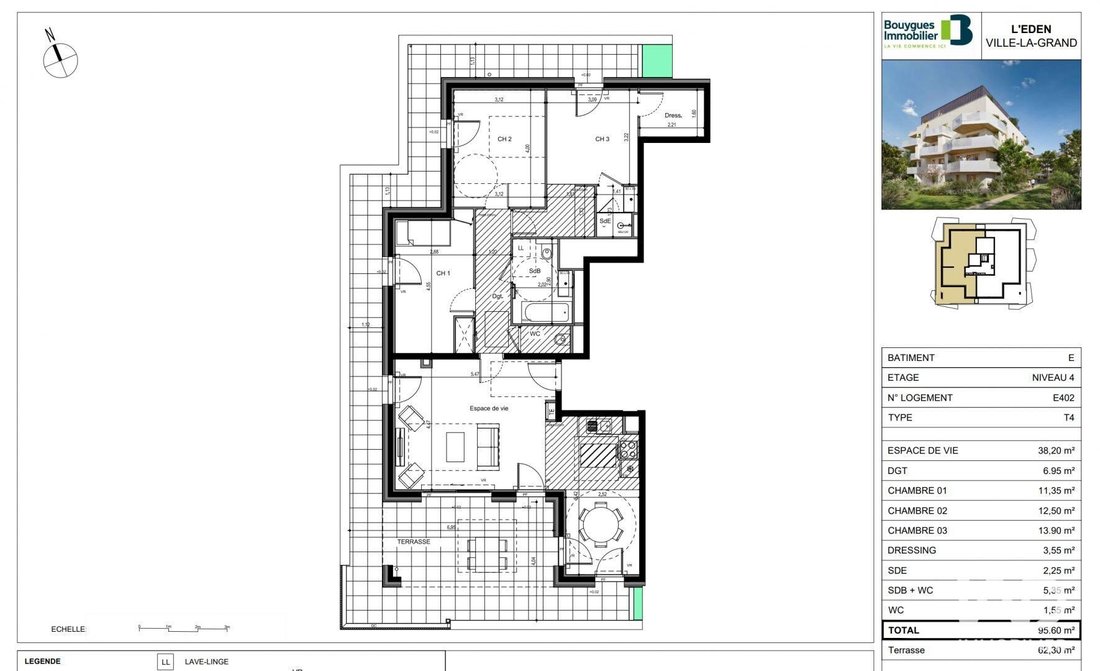 Apartment in Ouest, Ville-la-Grand, France 4 - 18111690