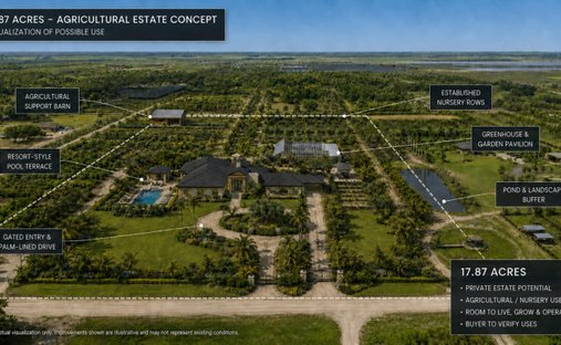 Farm Ranch in The Acreage, Florida, United States 1