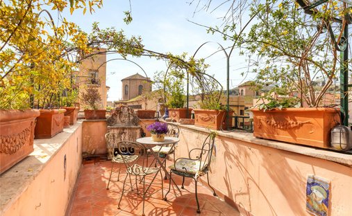 Penthouse en Trastevere, Roma, Italia 1