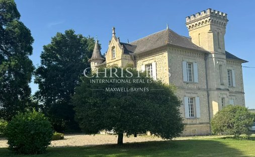 Castle in Moulon, Nouvelle-Aquitaine, France 1
