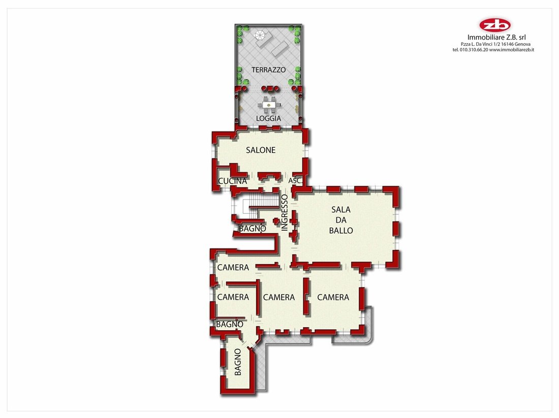 Apartment in Medio Levante, Genoa, Liguria 3 - 18110954