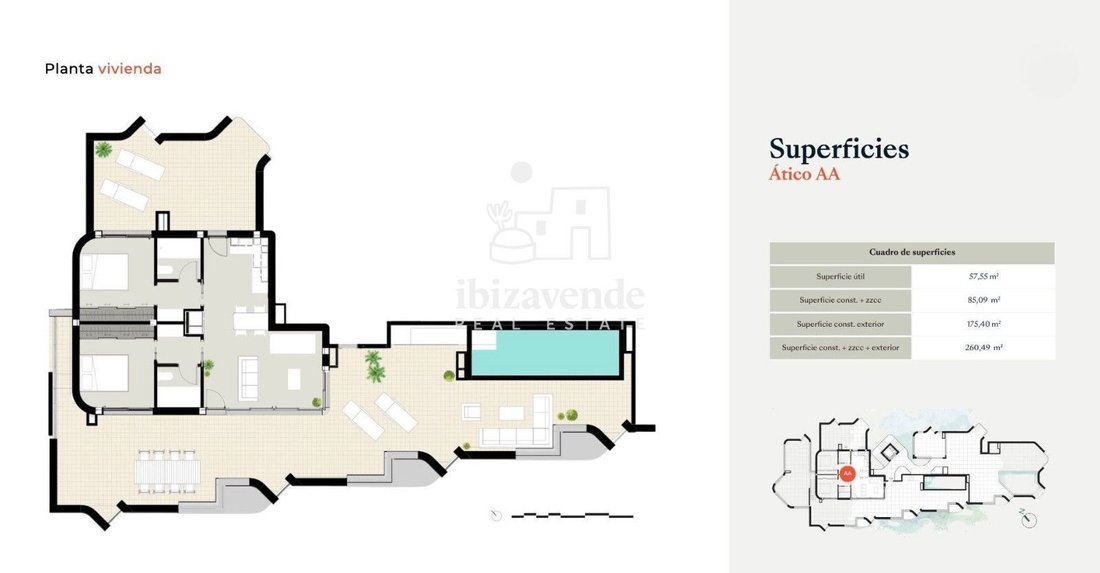Penthouse in Ibiza Town, Balearic Islands, Spain 5 - 18110367