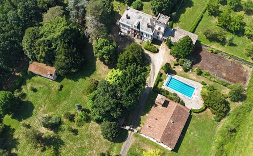 Castle in Lalande, Montauban, France 1