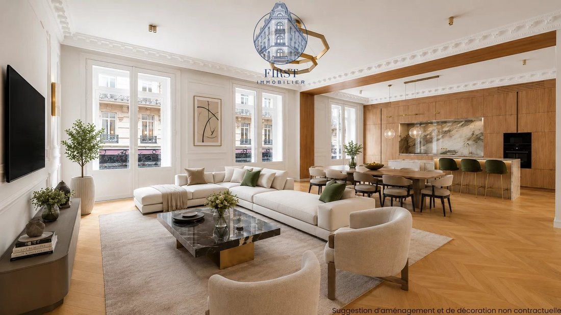 Apartment in Triangle d'Or, Paris 8e Arrondissement, Paris 1 - 18120049