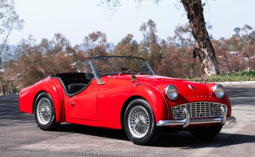 Triumph TR3B in Los angeles, ca 1