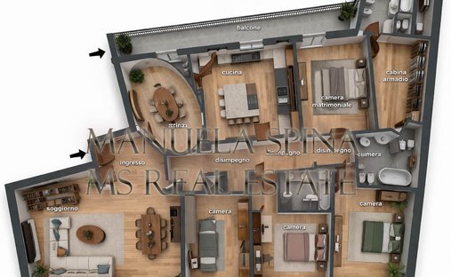 Apartment in Historic Center, Milan, Lombardy 1
