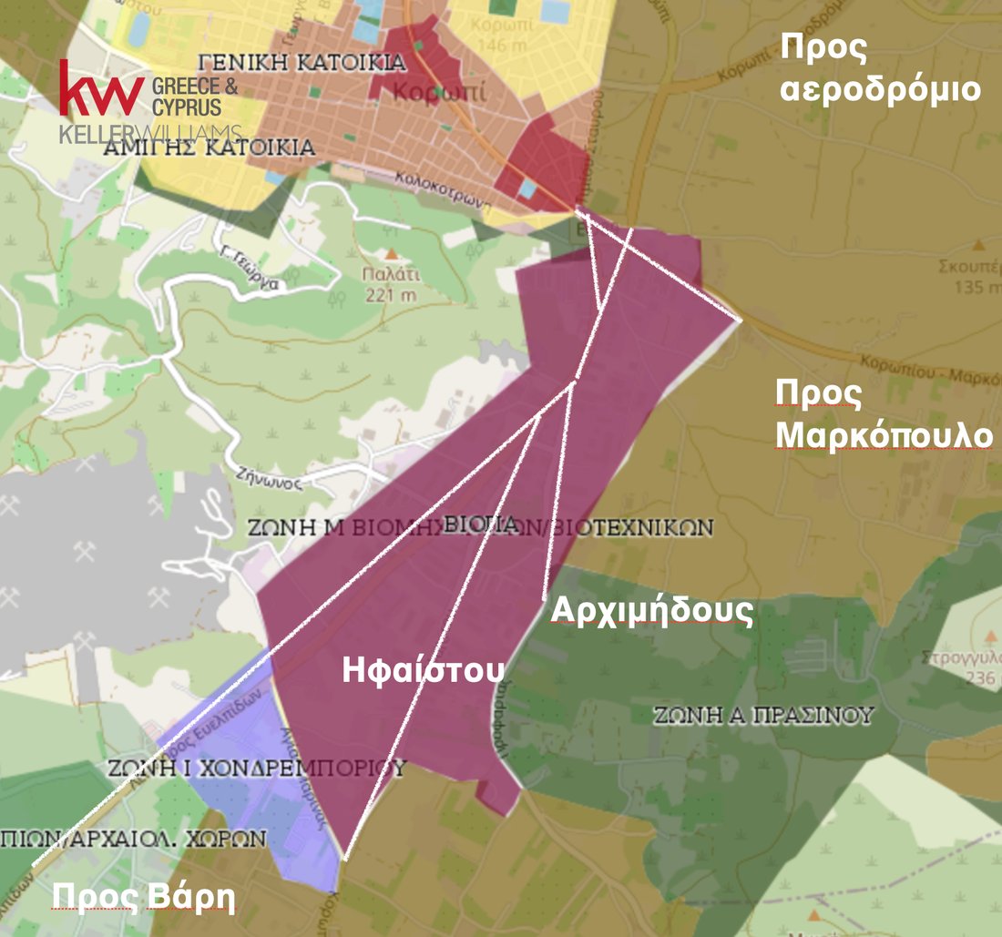 Land in Kropia, Attica, Greece 2 - 18129889