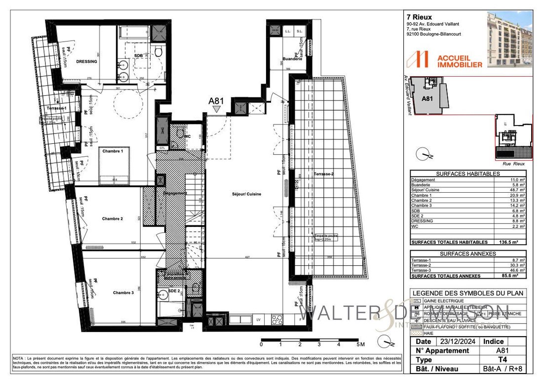 Appartement à Reine-Mairie, Boulogne-Billancourt, France 3 - 18133716