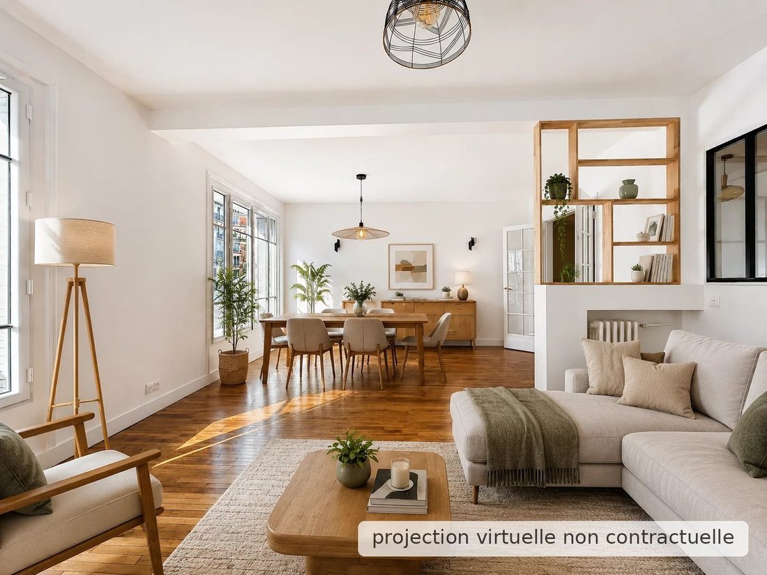 Apartment in Amandiers, Paris 20e Arrondissement, Paris 1 - 17862701