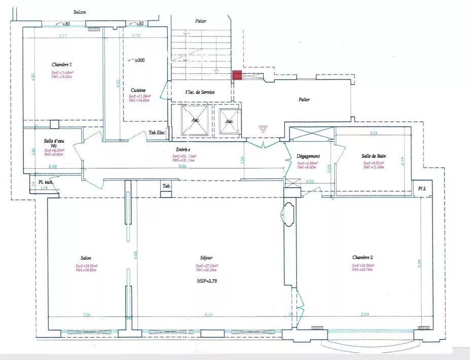 Apartment in Muette Nord, Paris 16e Arrondissement, Paris 2 - 18130322