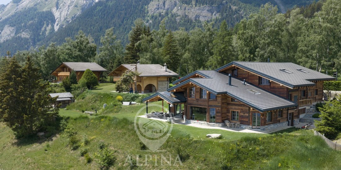 Arbaz – Exceptional Estate – Two Exceptional Chalets On A Unique Property