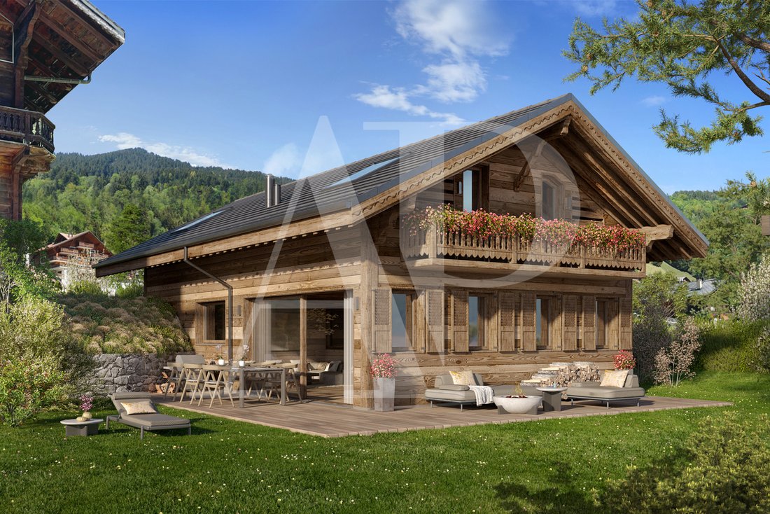Magnificent New Chalet On Plan In The Heart Of Champéry