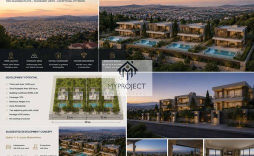Land in Penteli, Attica, Greece 1