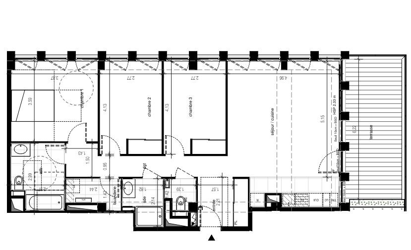 Apartment in Part Dieu, Lyon 3e Arrondissement, Lyon 5 - 18150601