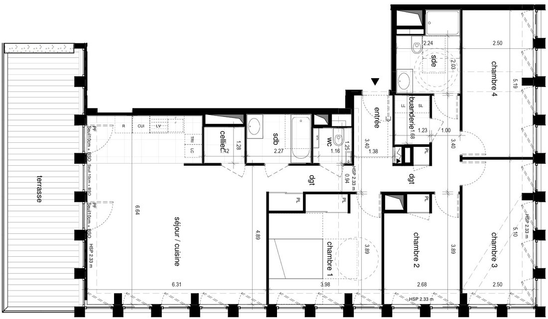 Apartment in Villette, Lyon 3e Arrondissement, Lyon 5 - 18150604