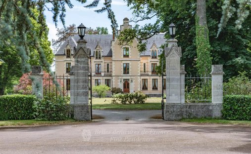 Castle in Sancoins, Centre-Val de Loire, France 1