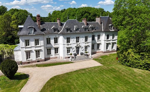 Chateau  en Le Thuit-de-l'Oison, Normandía, Francia 1