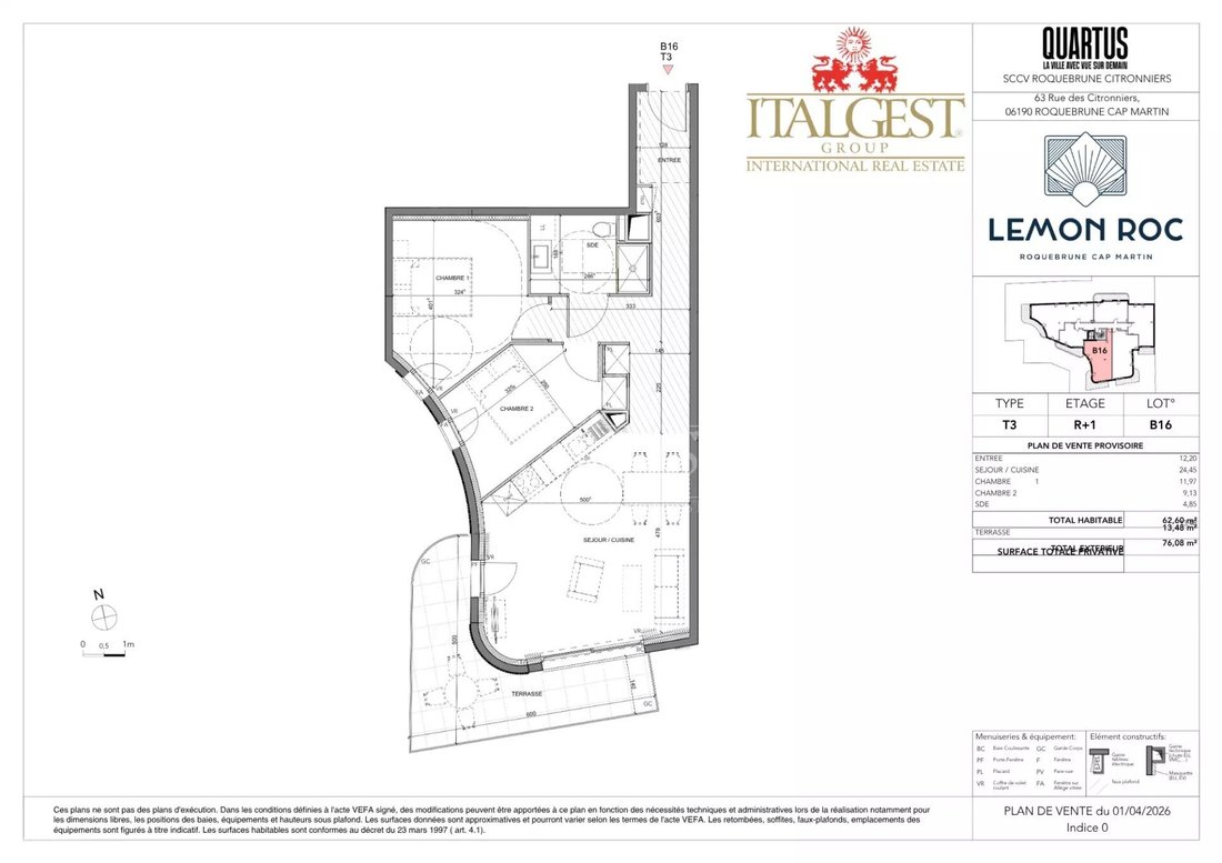 Apartment in Val de Gorbio, Roquebrune-Cap-Martin, France 1 - 18171204