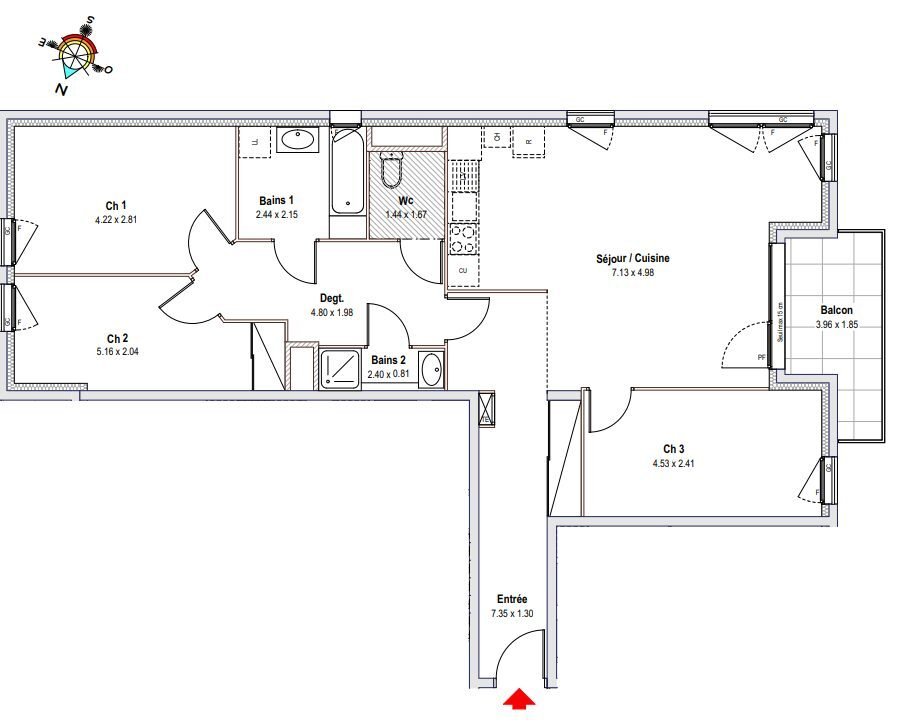 Apartment in Annemasse, Auvergne-Rhône-Alpes, France 4 - 12849378