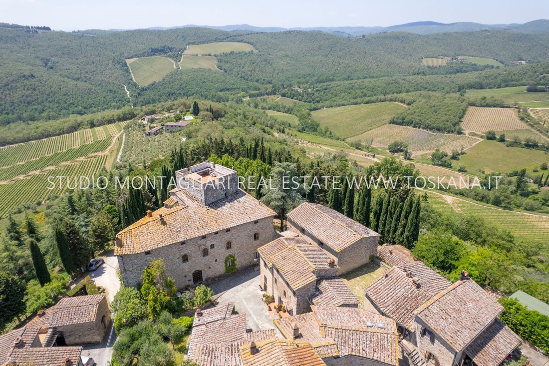 Castle in Gaiole in Chianti, Tuscany, Italy 5 - 18154060