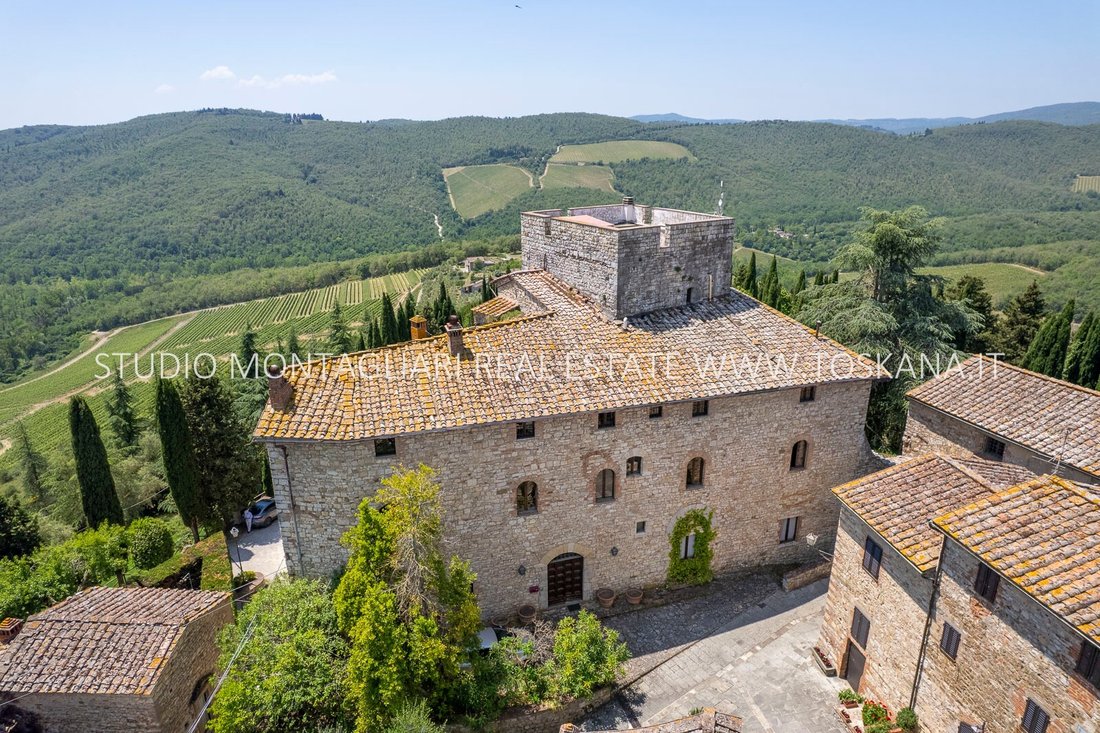 Castle in Gaiole in Chianti, Tuscany, Italy 1 - 18154060