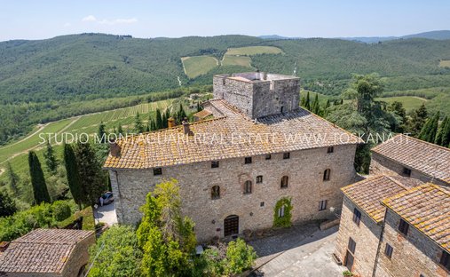 Castle in Gaiole in Chianti, Tuscany, Italy 1