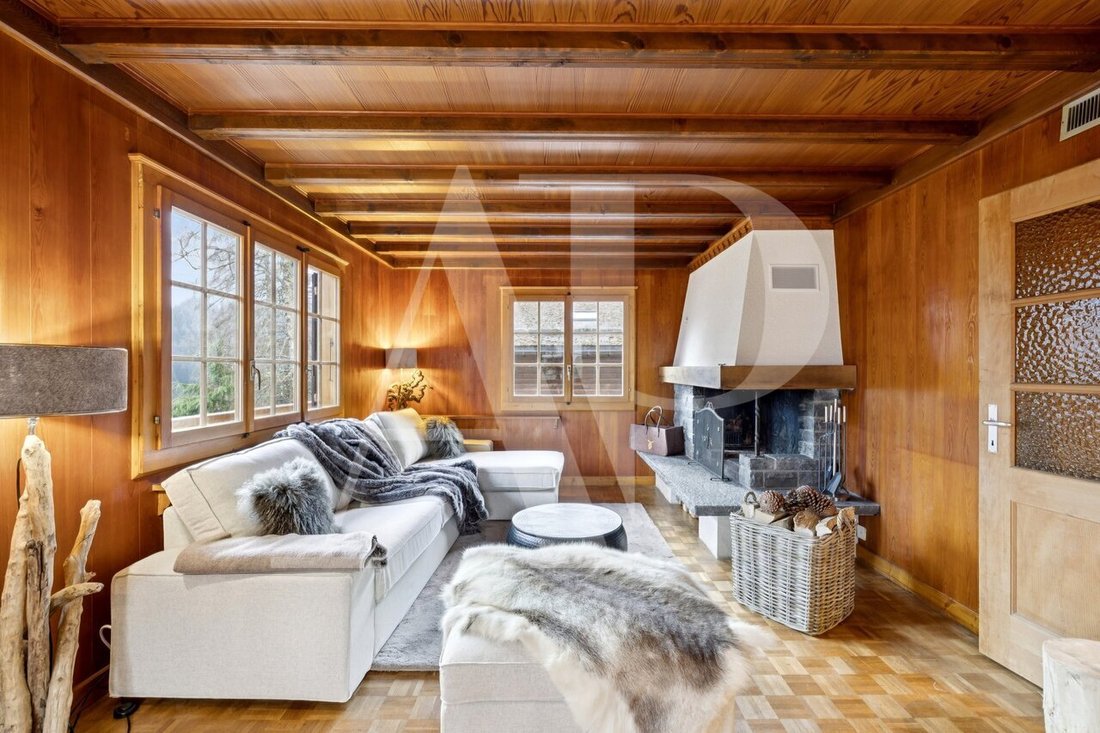 Authentic Chalet In Champéry – 1,492 M² Of Land