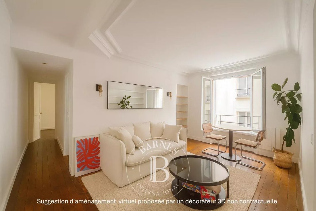 Appartement à Batignolles-Cardinet, Paris 17e Arrondissement, Paris 2 - 17423059