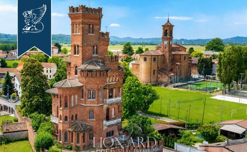 Castle in Balzola, Piedmont, Italy 1