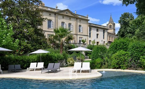 Castle in Uzès, Occitania, France 1