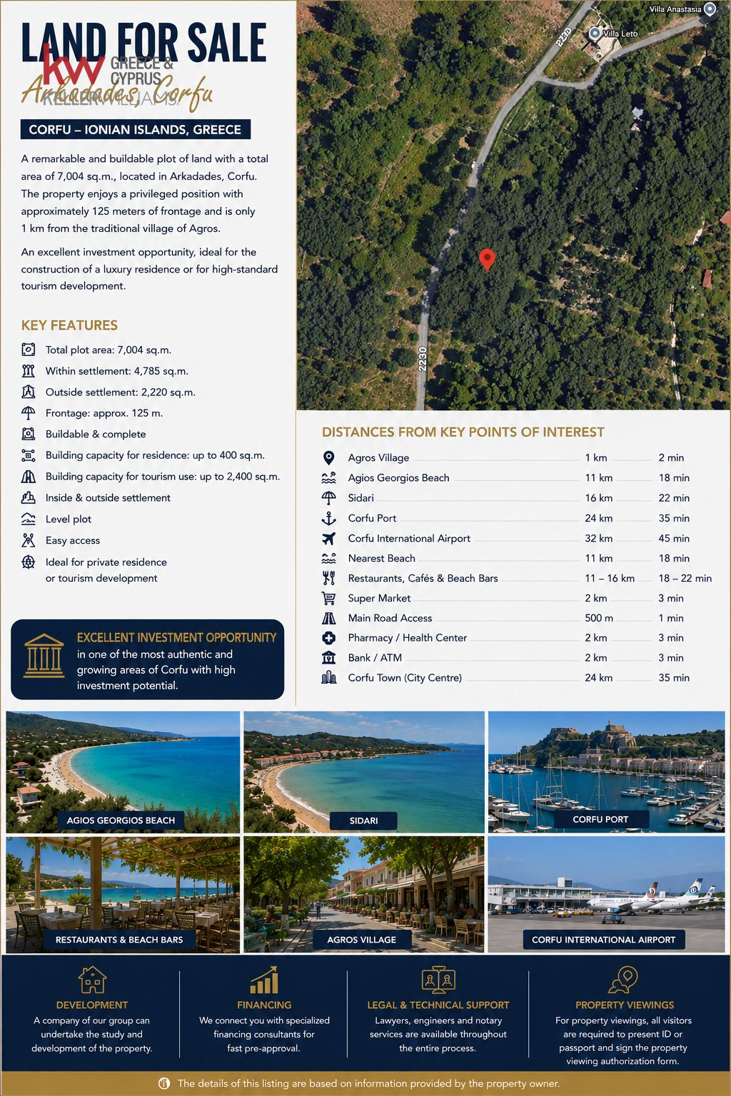 Land in Northern Corfu, Peloponnese, Western Greece and the Ionian, Greece 4 - 18188940