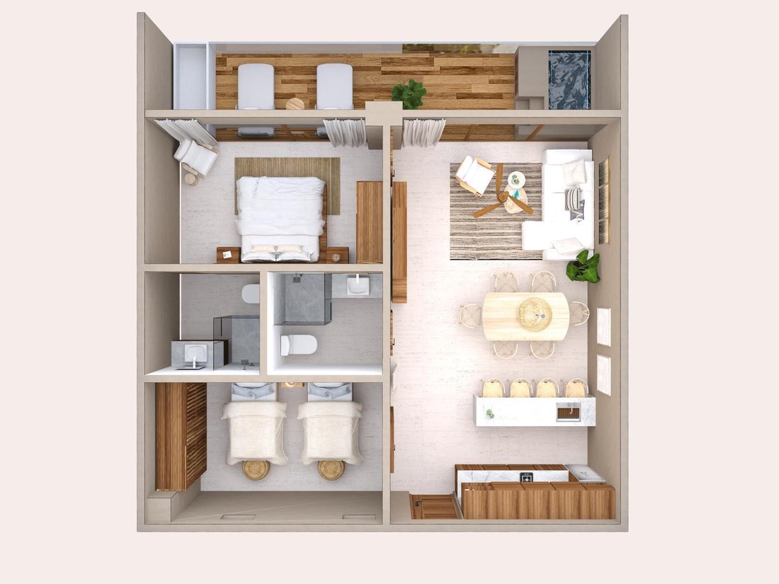 Apartment in Puerto Morelos, Quintana Roo, Mexico 3 - 18205075