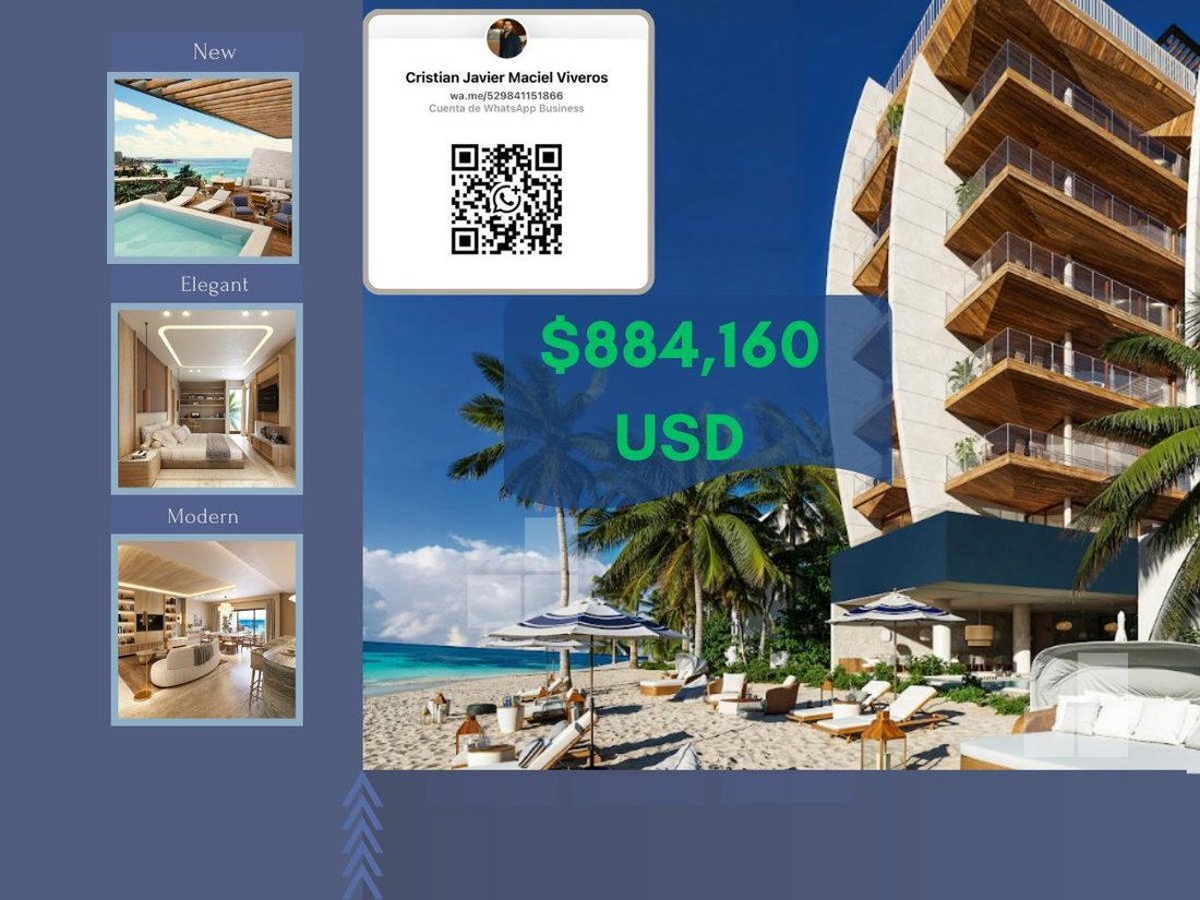 Apartment in Playa del Carmen, Quintana Roo, Mexico 2 - 18202721