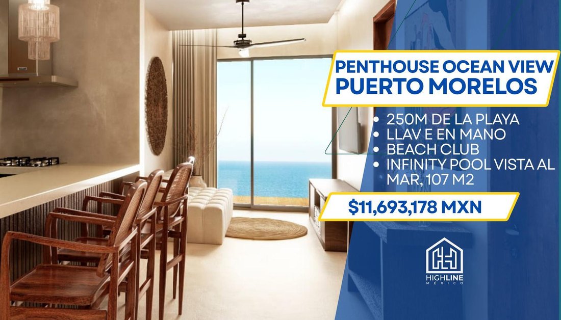 Apartment in Puerto Morelos, Quintana Roo, Mexico 1 - 18202688