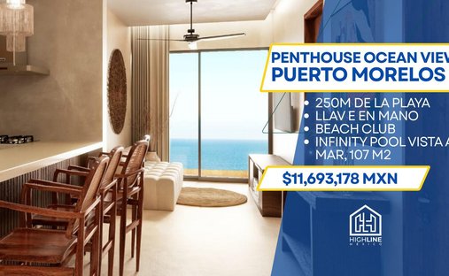 Apartment in Puerto Morelos, Quintana Roo, Mexico 1