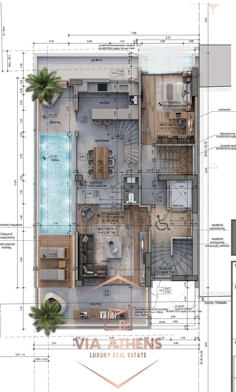 Apartment in Glyfada, Attica, Greece 2 - 18200304