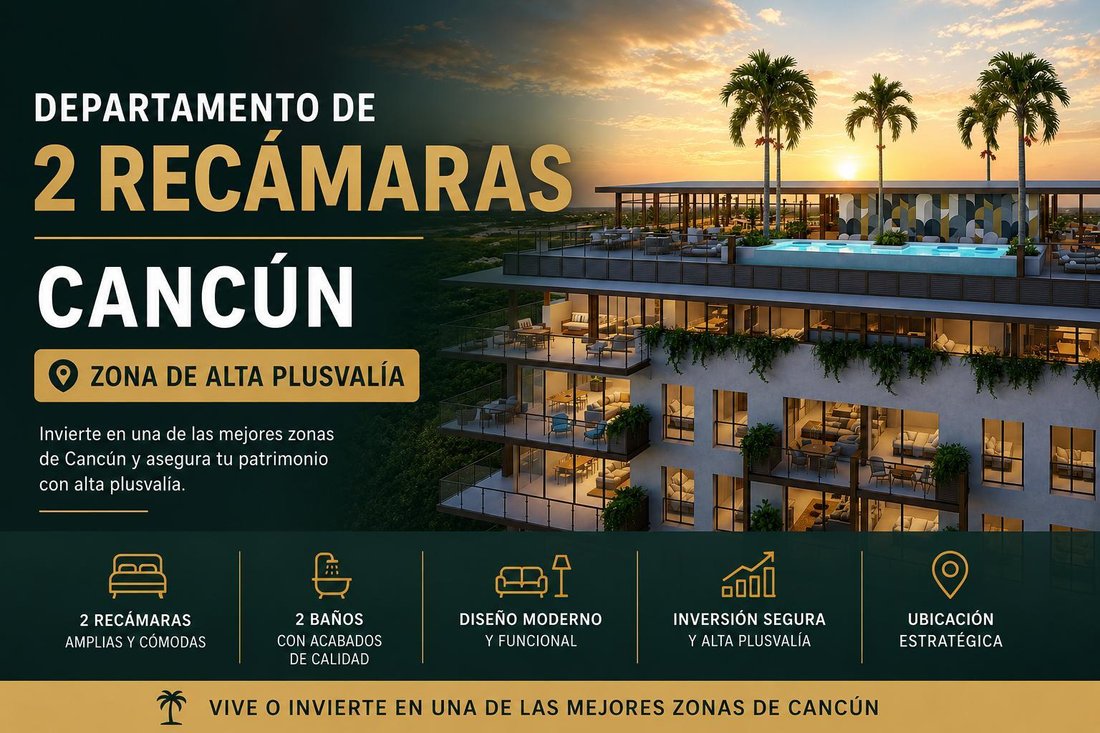 Apartment in Cancún, Quintana Roo, Mexico 1 - 18202648